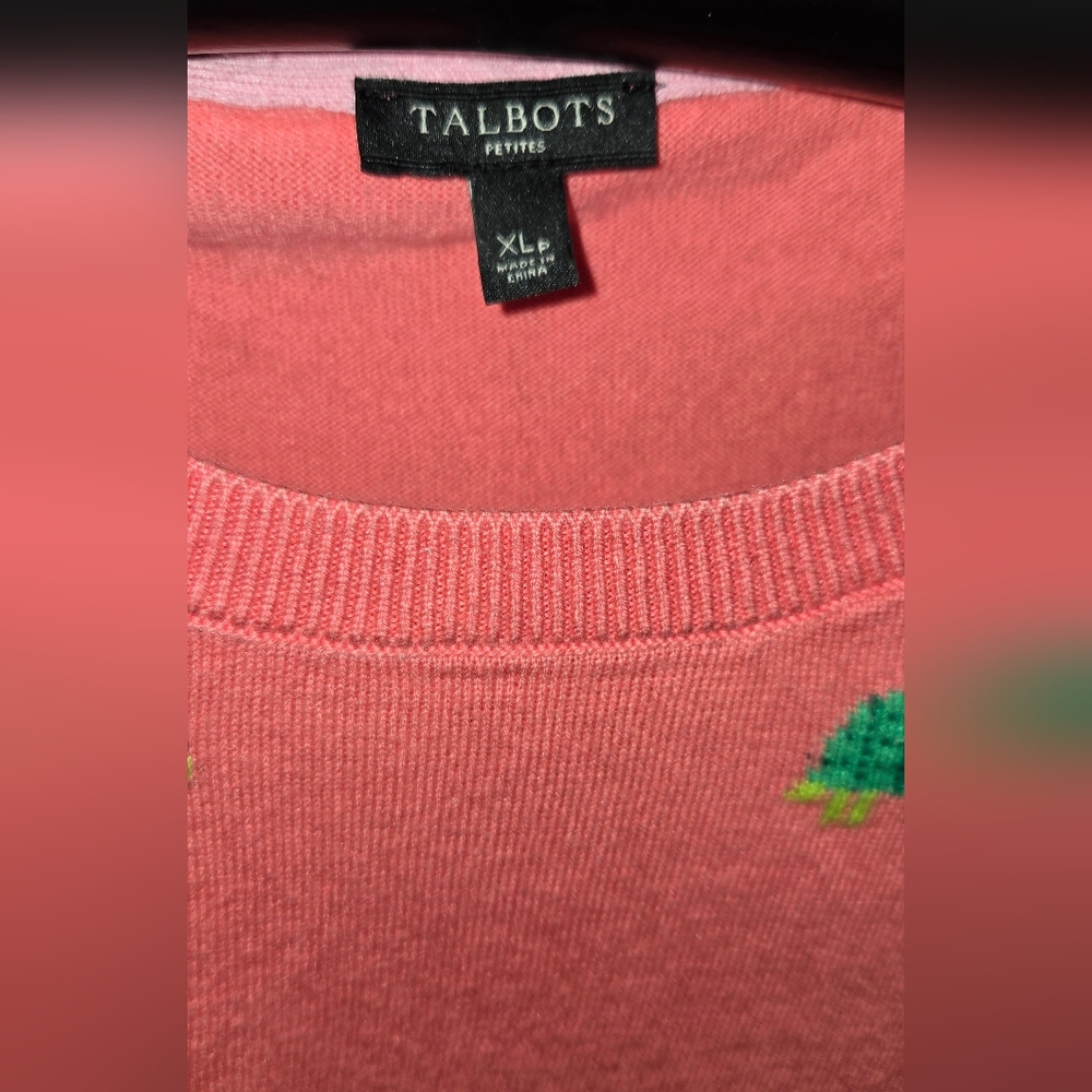 Talbots Turtle Novelty Sweater - Picture 3 of 7
